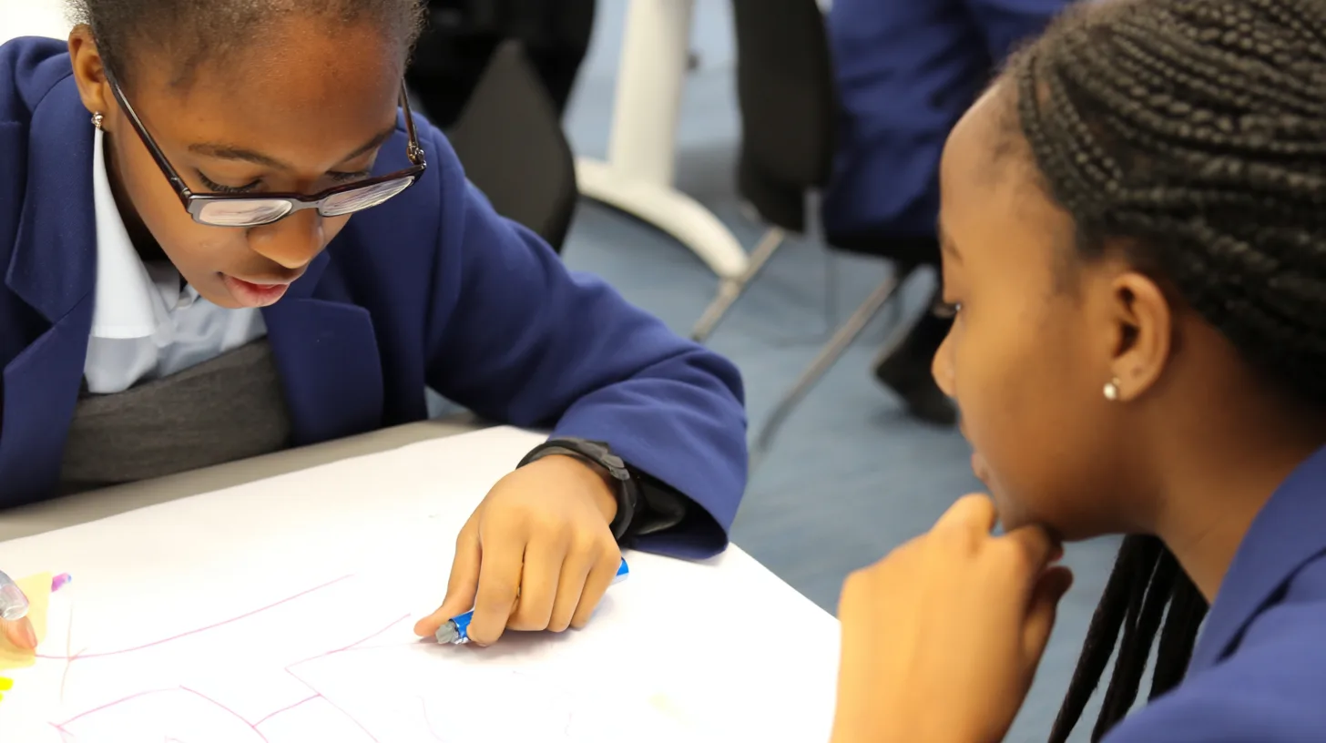 Secondary students working collaboratively in a Tailor RSE session